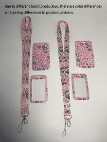 1 pieza Funda rígida para tarjeta de identificación con diseño de pastilla rosa de doctor/enfermera, llavero - Rosa - Ver 9