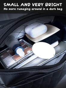 A USB-Rechargeable LED Night Light-A Cute, Portable Accessory For Ladies' Handbags. This Mini Keychain Light Is The Ideal Companion For On-The-Go Use At Night. - Keychain light - View 4
