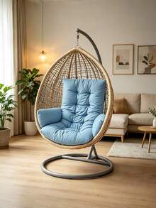 1PC Multi Functional Egg Shaped Rocking Chair Cushion Hammock Base Seat Pad Comfortable Fashionable Design Durable Stitching For Chairs Hanging Baskets Lounge Chairs Home Garden Patio Indoor Outdoor Relax Essential - Rocking Chair Cushion - View 5