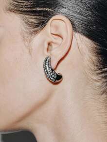 Noxbound A Pair Of Fashionable And Beautiful Light Luxury Punk Goth Earrings - black nickel - View 2