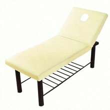 1pc Massage Table Sheet, Massage Bed Cover With Face Hole, Fitted Sheet Massage Table Cover, Perfect For Beauty Salons - Multicolor - View 12