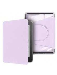 1 PC Magnetic Auto Wake Sleep 360 Rotation Detachable Acrylic Case Cover For Kindle Generation With Smart Cover Feature Transparent Perfect For Office Travel Daily Use Hot Kindle Protective Case - Multicolor - View 17