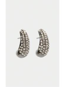 Noxbound A Pair Of Fashionable And Beautiful Light Luxury Punk Goth Earrings - black nickel - View 3