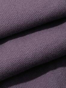 Dazy Kids Tween Girls' Casual Everyday Commute Loose Fit Solid Color Wide Leg Jeans - Purple - View 5