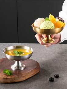 Stainless Steel Ice Cream And Pudding Cups. Suitable For Parties Or Home Use. - Multicolor 2 - View 7