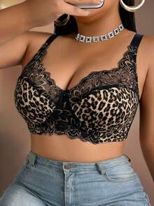 Bare Chapter Plus Size Non-Wired Bra 1 Piece - Multicolor - View 7