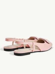 CUCCOO CHICEST Damers avslappnade slip-on-skor med mjuk sula och fyrkantig tå, lämpliga för vår och höst - Barbie pulver - Visa 5