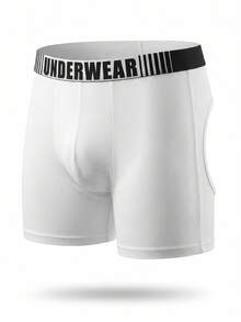 DrisQ DrisQ Fashionable White Square Cut Sexy Men's Underwear With Masculine Style - White - View 3