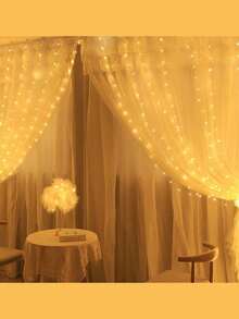仙女燈串 3/6M 8種模式 LED 臥室燈 婚禮聖誕裝飾 派對節日戶外燈 USB 窗簾燈,聖誕 - USB窗簾燈 - 查看 4