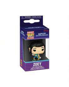 Funko 1个黑色双马尾卡通表演者乙烯基人偶钥匙扣，10.2厘米口袋大小吊坠，带金属环和扣环，盒装收藏品，可作为钱包、钥匙或架子展示配件 - 彩色 - 查看 8