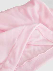 ROMWE Kawaii Women's Plus Size Sexy Cute Girl Rabbit 3D Ears Plush Fabric Sweatshirt - Pink - View 5