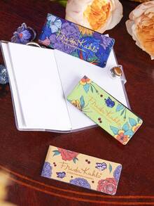 Frida Kahlo X SHEIN 3Pcs Cute Magnetic Bookmarks, Strong Grip, Page-Friendly, Perfect For Students, Office & Reading - Rectangle - View 4