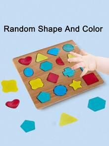 2 PCL/1 PCL Toddler Puzzle Grasp Board Wooden Toy, Alphanumeric Puzzle Building Blocks, Toddler Early Development Toy, Alphanumeric Cognitive Training, Fun Educational Gift For Kids - Multicolor - View 5