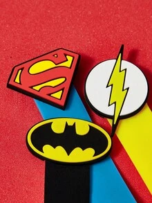 SUPERMAN X SHEIN Cartoon Data Cable Storage Clip, Travel Earphone Charging Cable Finishing Clip, Household Multi-Functional Cute Winding Organizer, Suitable For Various Cable Storage - Multicolor - View 4