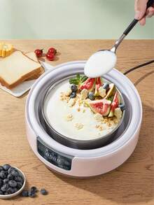 Digital Yogurt Maker Machine With UK Plug, Multi-Function Fermentation Machine For Yogurt Natto Rice Wine, Time & Temp Control Homemade Fermenter With Stainless Steel Inner Pot - View 5