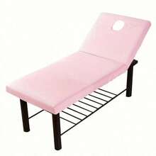 1pc Massage Table Sheet, Massage Bed Cover With Face Hole, Fitted Sheet Massage Table Cover, Perfect For Beauty Salons - Multicolor - View 14