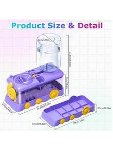 Popular Acrylic Painting Cleaning Tool New Hair Brush Rinser With Automatic Water Change Brush Holder-For Art Supplies - Multicolor - View 8