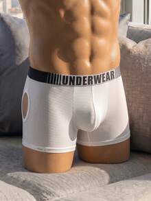 DrisQ DrisQ Fashionable White Square Cut Sexy Men's Underwear With Masculine Style - White - View 5