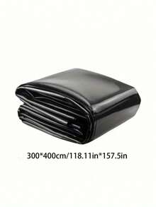 1PC High Density Polyethylene Heavy Duty UV Resistant Tear Resistant Reusable Waterproof Black Tarpaulin For Fish Farming Pond Liner Gardening Agriculture Outdoor Pond Cover Sheet - A - View 15