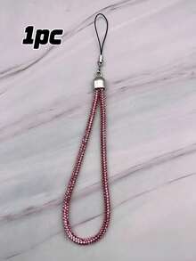 1Pc Rhinestone Phone Lanyard, Bling Crystal Wrist Strap For Cell Phone, Anti-Lost Sparkle Bracelet Lanyard Compatible With Most Smartphones - Multicolor - View 12