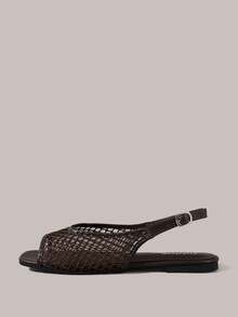 Styleloop Women's Flat Sandals, Bohemian, Beach Vacation, Western Wind, Summer Wear, Travel Essentials - Coffee Brown - View 3
