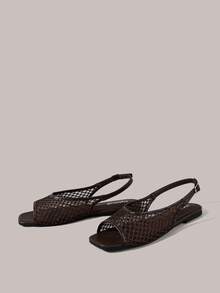 Styleloop Women's Flat Sandals, Bohemian, Beach Vacation, Western Wind, Summer Wear, Travel Essentials - Coffee Brown - View 8