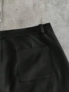 AXEPEAK 男士短袖單排扣襯衫與短褲休閒套裝 - 彩色 - 查看 9