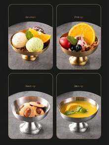 Stainless Steel Ice Cream And Pudding Cups. Suitable For Parties Or Home Use. - Multicolor 2 - View 6