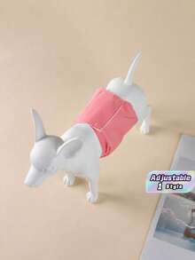 1 件裝狗狗布尿布寵物衛生褲 - 彩色 - 查看 1
