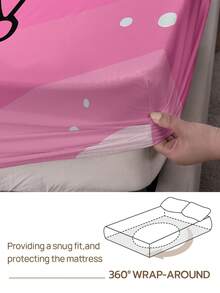 THE POWERPUFF GIRLS X Joivida 1 Stück Spannbetttuch, Matratzenschutz, Matratzenbezug für das Bett, tiefes Spannbetttuch, weich und atmungsaktiv, für alle Bettgrößen, Bettwäsche, Bettwäsche, Wohnheim & Schlafzimmerdekoration - Verschiedenfarbig - Übersicht 5