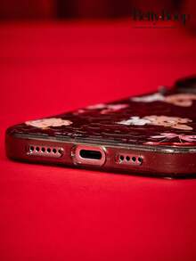 Betty Boop X POKOJA LAND 1 buah Casing Ponsel Motif Kartun dengan Glitter Transparan Hitam, Untuk iPhone Seri 13–17 - MultiWarna - View 6