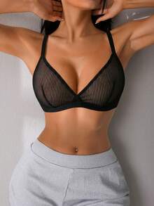NudeFit Women's Non-Wired Bra 1 Piece - Black - View 5