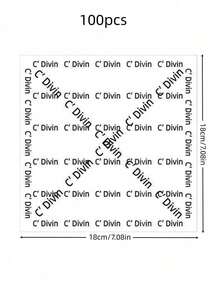 100pcs Greaseproof Paper, Table Paper, 7.08*7.08 Inches (About 18*18 Cm) Non-Stick Pre-Cut Baking Parchment Paper, Suitable For Baking, Barbecuing, Air Fryers, Cooking, Etc. Ideal For Breads, Cakes, Biscuits - White - View 11