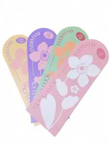 50 PCS Fresh Flower Cards - Valentine's Day Single Flower Box - Handheld Flower Cards, DIY Floral Arrangement Box - Wholesale Flower Handheld Cards For Florists - Women's Single Party - Flower Decoration Cards - Wedding Gift Giving Party, Women' - multicolor - View 6