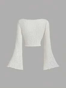 SHEIN MOD Atasan Wanita - Aprikot - View 3