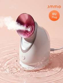 JMMO Facial Steamer With EU Plug, Professional Hot Steam Face Humidifier, Deep Pore Cleansing Moisturizing Nano Ionic Facial Sauna Spa Machine For Home Skin Care - EU C Type Plug(220-240V) - View 1