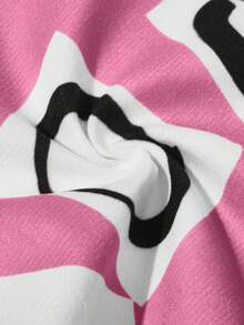 Mean Girls | SHEIN 1 個可愛裝飾枕套（不含枕芯），45*45 公分，絨毛布料，舒適柔軟，適合居家裝飾、汽車、禮物靈感 - 粉色 - 查看 6