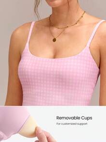 GLOWMODE FeatherFit™-Air Scoop Neck Knotted Mini Dress Quick Dry Moisture Wicking - Pink - View 5