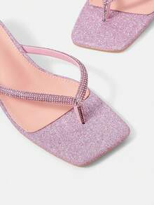 CUCCOO HITCHD Women's High Heel Sandals Summer - Pink - View 5