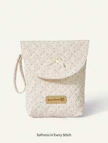 Cozy Pixies Polka Dot Heart Shaped Diaper Bag, Suitable For Stroller Use - Multicolor - View 2