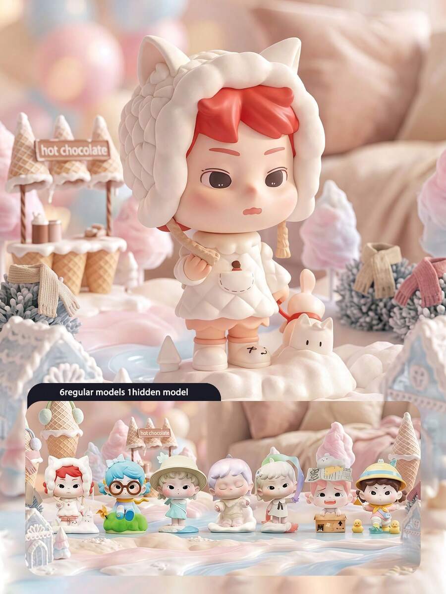 POKOJA LAND Mystery Box/Blind Box/Surprise Box/Random Box(Non-Plush Filling) - Tide play blind box - View 1