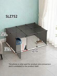 Detachable & Assembled Puppy Playpen, Small Dog/Rabbit/Kitten Indoor Safety Fence - Multicolor - View 4