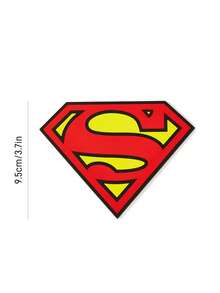 SUPERMAN X SHEIN قطعة واحدة من قاعدة أكواب PVC عصرية، مقاومة للماء وعازلة للحرارة، مانعة للانزلاق، ناعمة ومضادة للحروق - الأحمر - مشاهدة 3