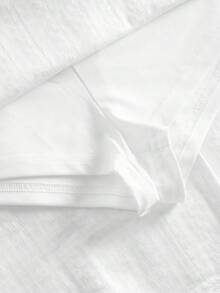 SHEIN 青少年女孩斜肩棕色腰帶長洋裝，象牙色單肩中長洋裝，春夏季穿搭，優雅度假派對中長洋裝，夏季假期穿搭，優雅派對，奢華晚宴，海灘度假穿搭，優雅洋裝，奢華晚裝，正式洋裝，奶油色復古洋裝，法式風格洋裝 - 杏色 - 查看 6