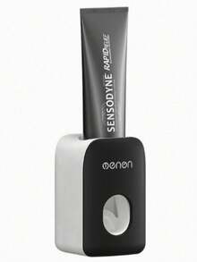 Teckwe Dispensador automático de pasta de dente MENGNI (1 unidade), para instalação na parede do banheiro sem necessidade de pregos, acessório portátil para banheiro, espremedor de pasta de dente, decoração para casa, decoração de outono, volta às aulas. - Multicolorido - Ver 12