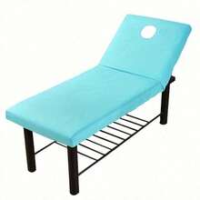 1pc Massage Table Sheet, Massage Bed Cover With Face Hole, Fitted Sheet Massage Table Cover, Perfect For Beauty Salons - Multicolor - View 13
