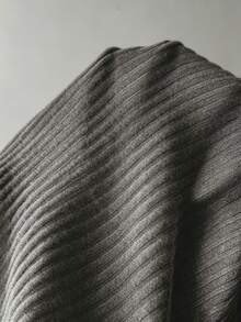SHEIN Franclia 女款夏季素色細肩帶背心休閒基本款度假海灘優雅風 - 深灰色 - 查看 6