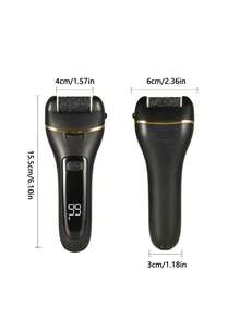 Teckwe Set Penghapus Kapalan Kaki Elektrik, Dapat Diisi Ulang, Layar Digital, Dilengkapi dengan Kepala Penggiling yang Dapat Diganti dan Berbagai Aksesori Perawatan Kaki, Set Perawatan Kaki Portabel, Produk Perawatan Pribadi, Baterai 1200mAh Terintegrasi - Satu ukuran cocok untuk semua. - View 6