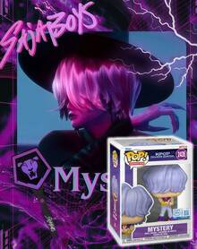 Funko 1 buah Figur Vinyl Misteri Pemburu Iblis KPOP Animasi POP No. 2435, Model Koleksi Karakter Rambut Lavender dalam Kotak Jendela, Dekorasi Pajangan Meja/Rak Ruangan, Ornamen Kartun Berwarna-warni - MultiWarna - View 3