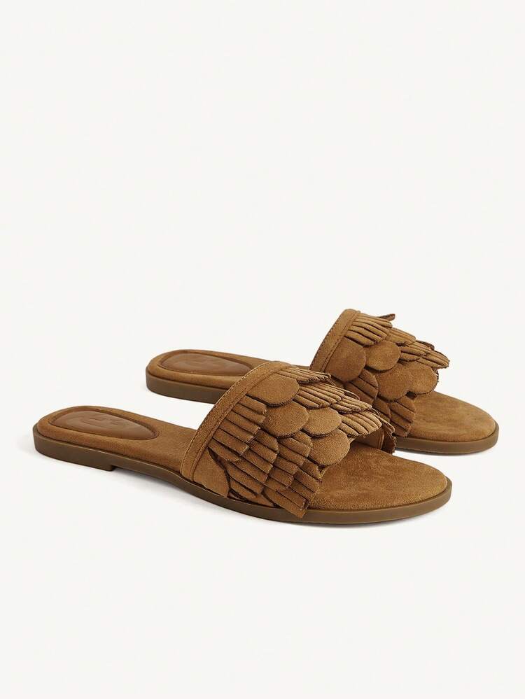 CUCCOO CHICEST Simple And Versatile Temperament Comfortable Fashion Generous Commuter Vacation Beach Flat Sandals Summer Shoes